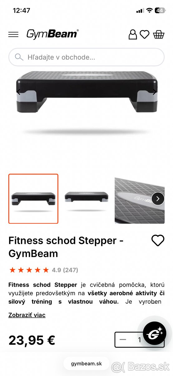 Stepper, schodík na cvičenie - 6