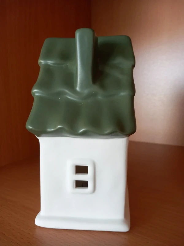 Keramický Led domček 16,5x12x8 cm - 6