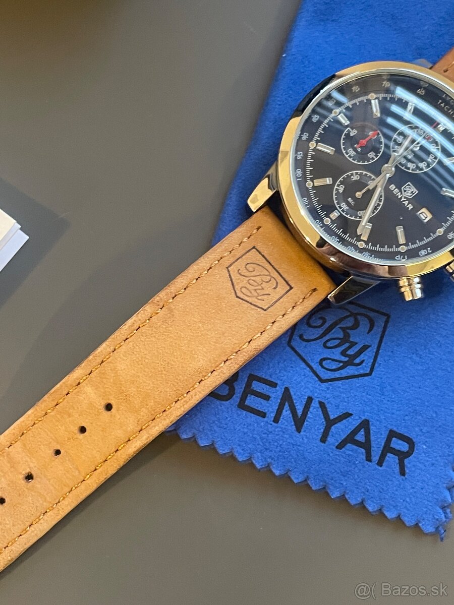 Predám štýlové pánske hodinky BENYAR watch 5102 Style - 6