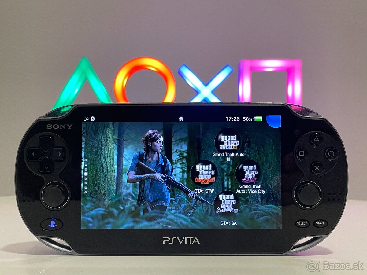 REZERVOVANÉ: PS Vita Crystal Black OLED 256 GB 5000 hier - 6