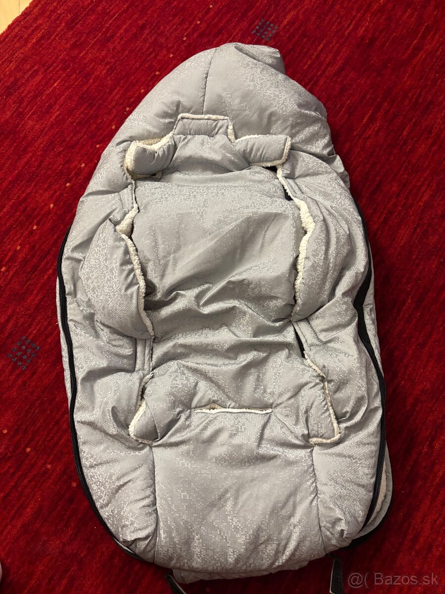 Fusak do autosedačky/ vajíčka+overal,oblečenie - 6