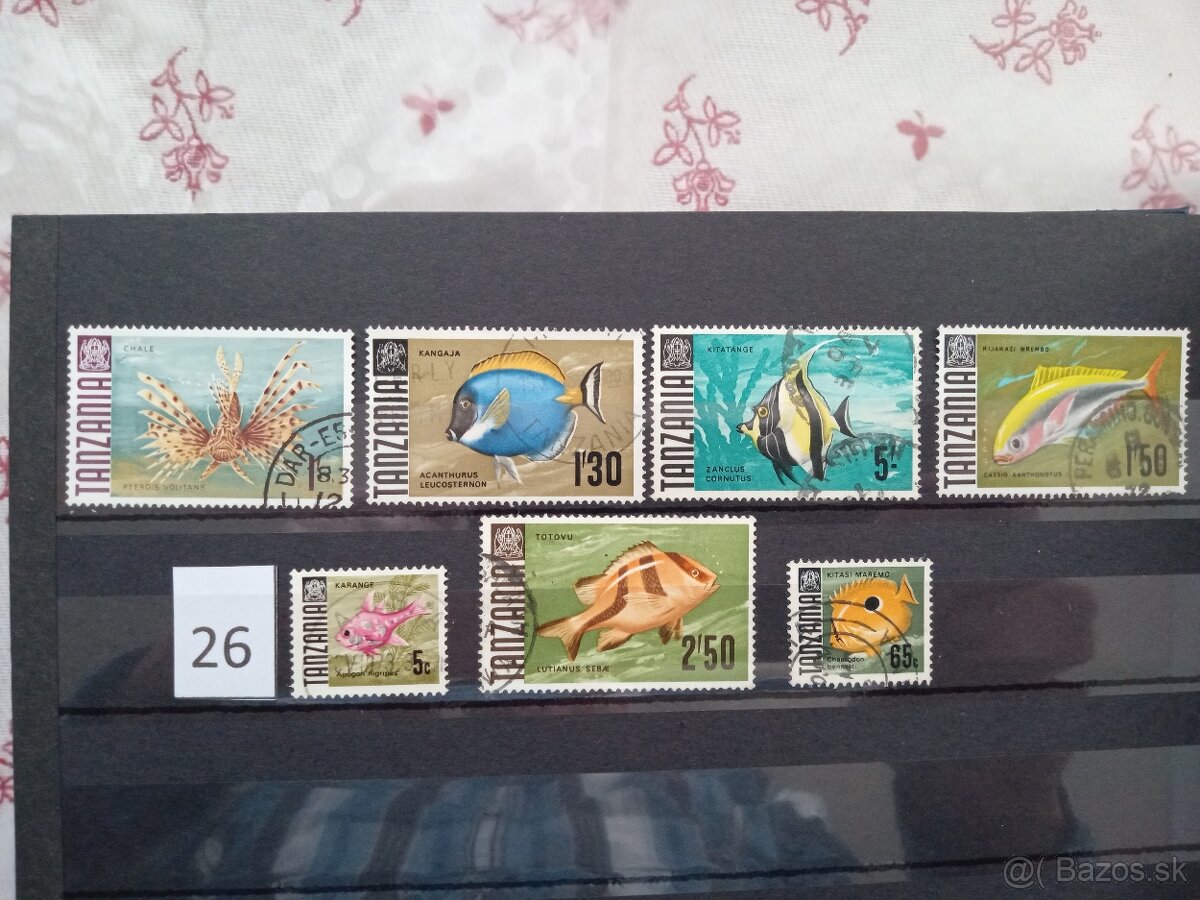 Poštové známky č.472 - AFRIKA II. - 20 sérií - 6