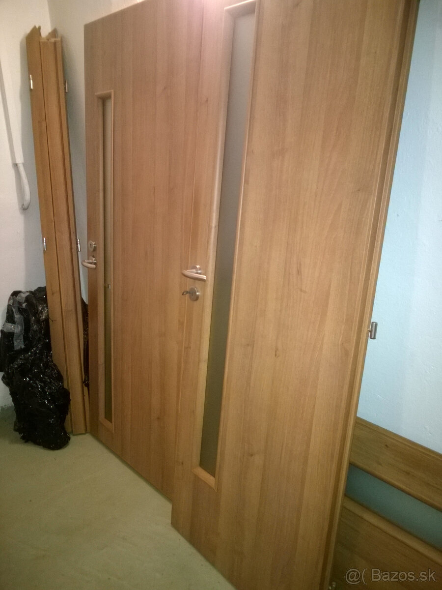 Interierové dvere 5 kusov+zárubne - 6