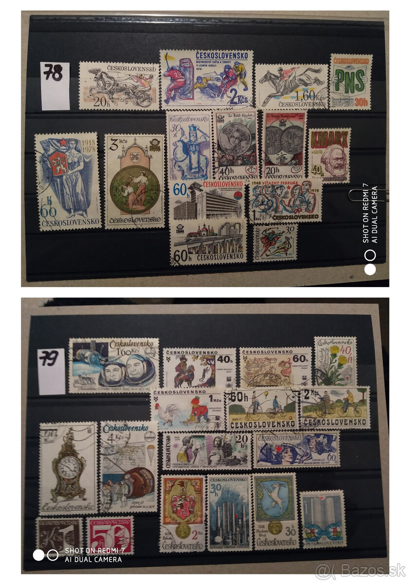 ZNÁMKY ČESKOSLOVENSKO 45-92 - 6