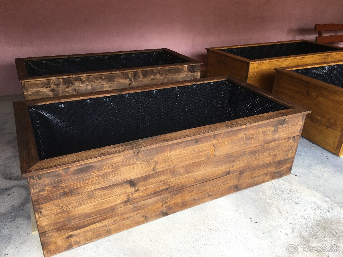 vyvýšené záhony , vyvýšený záhon, drevený vyvýšený záhon - 6