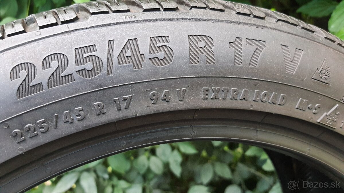 Pneu GOOD YEAR 245/45/17 a CONTI 225/45/17 M+S - 6