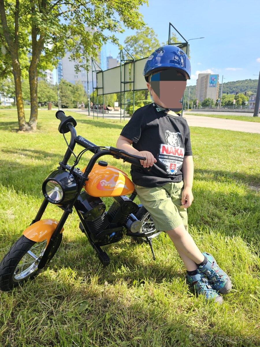 Elektrická motorka pre deti (vintage štýl) - 6