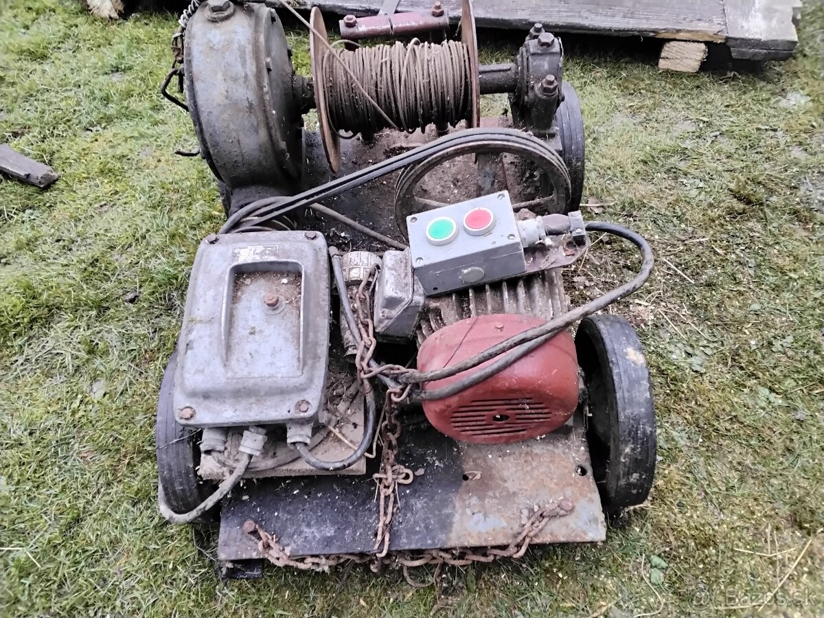 Elektrický navijak a pluh - 6