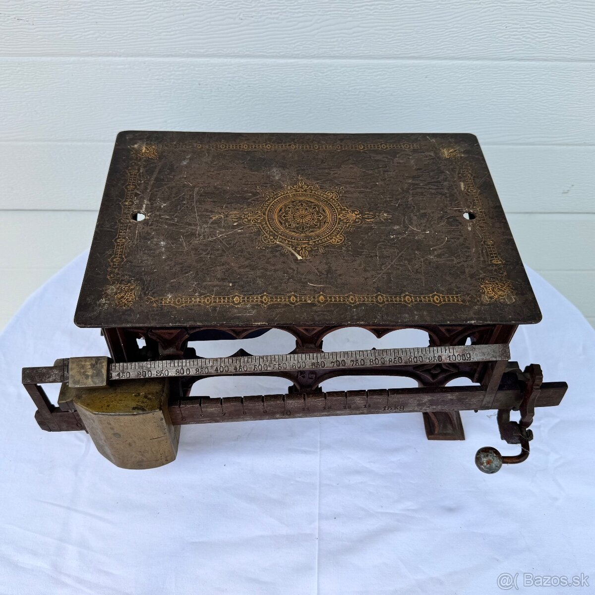 Muzejní váha pro miminka do 15 kg top kus do sbírky - 6