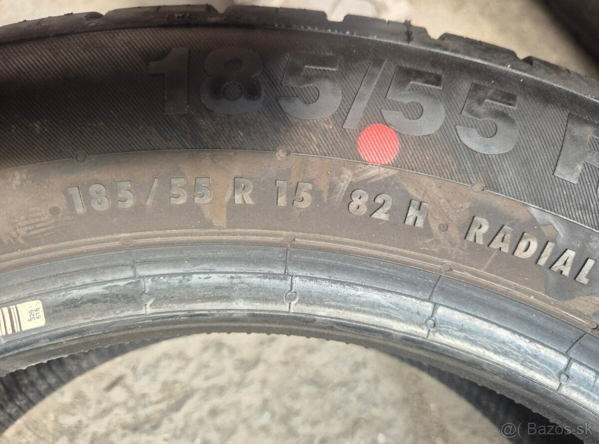 185/55 r15 letné 4 ks CONTINENTAL - nejazdené - 6