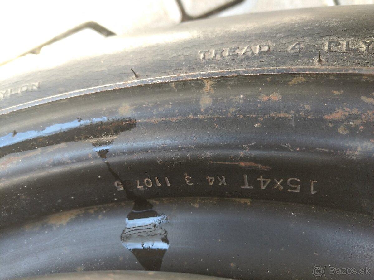 Predám dojazdové koleso, rezervu 125/70 D15. - 6