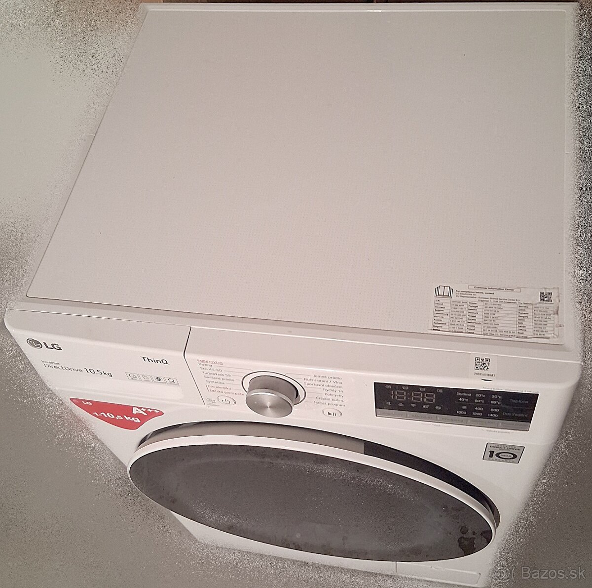 Pračka LG 10,5Kg Trieda A+++ 2,5rocna - 6