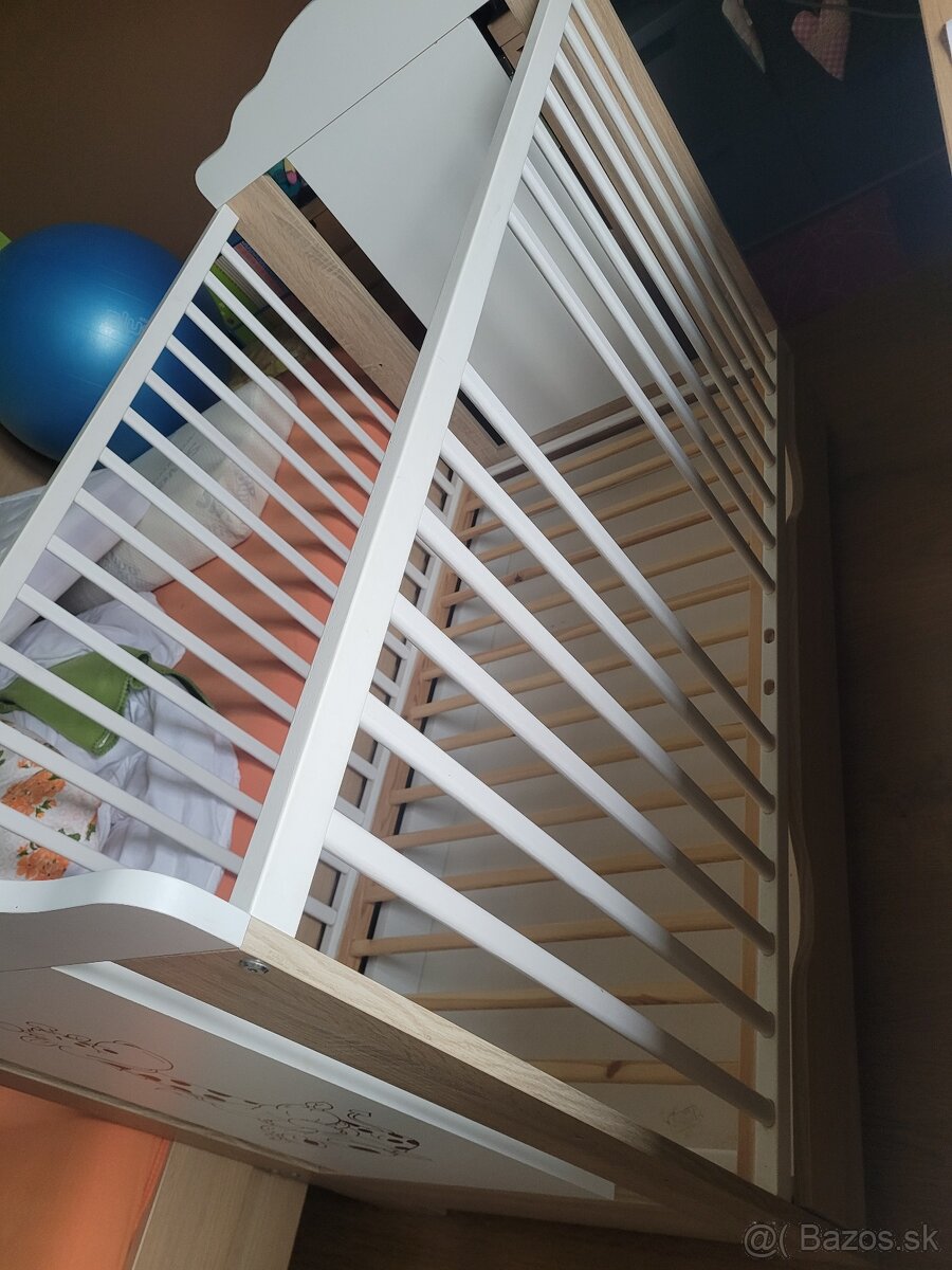 Detská postielka, 3 poschodia, vyberateľné tyčky - 6