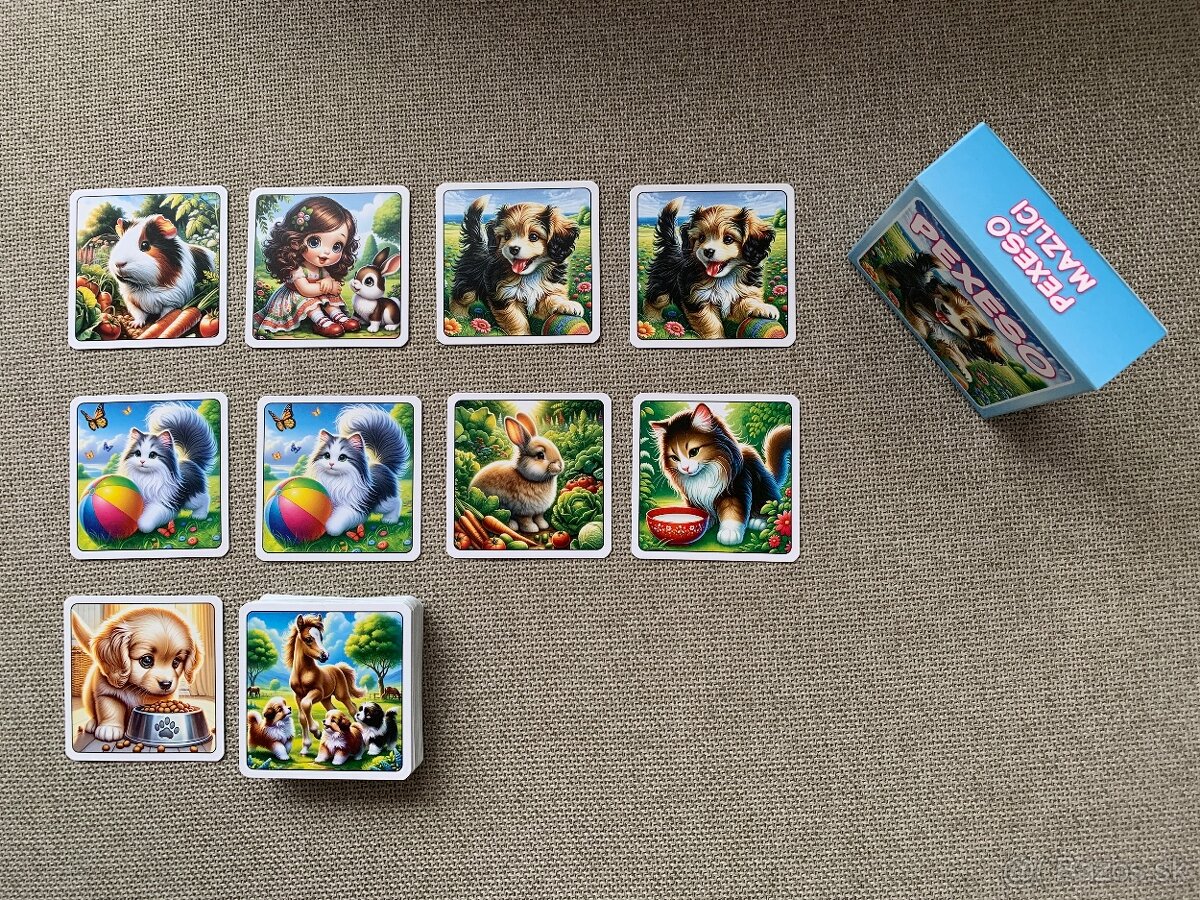 Hry: Hra Krtko a hodiny + Pexeso Zvieratká - 6