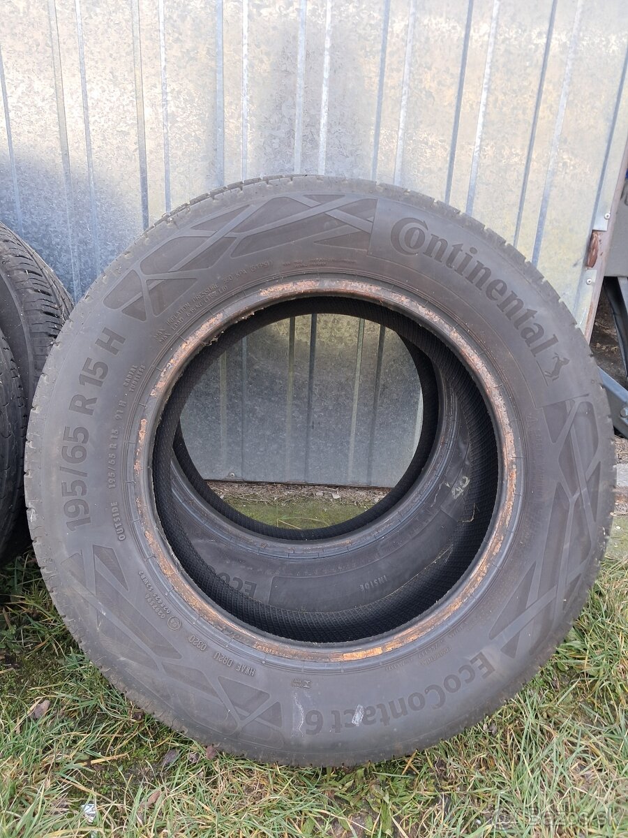 Letné pneu Conti 195/65 r15 - 6