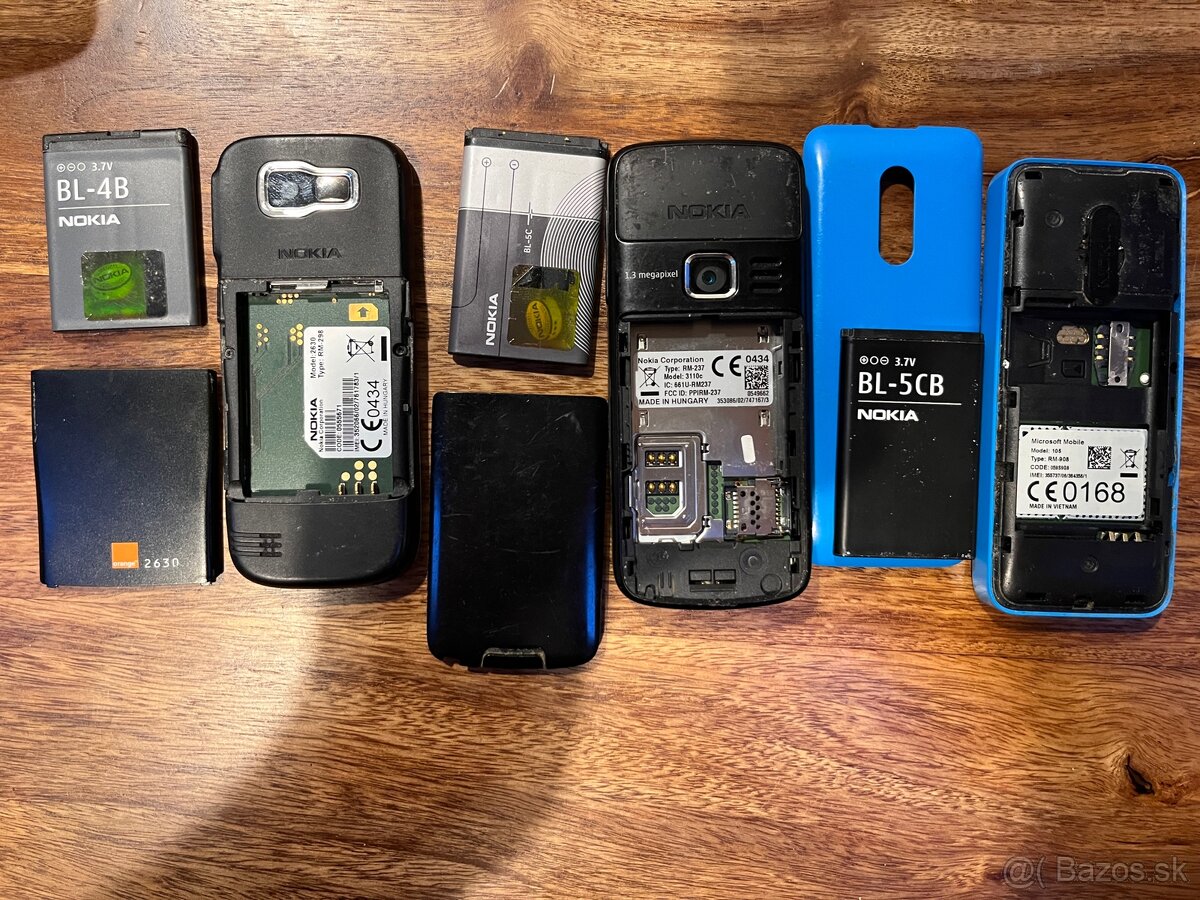 Nokia 2630, Nokia 3110c - 6