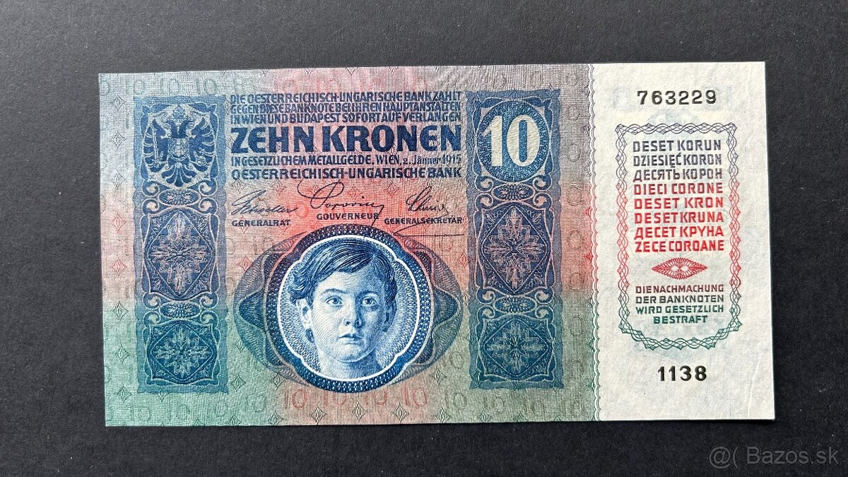 Bankovky 1.ČSR kolkované UNC TOP - 6