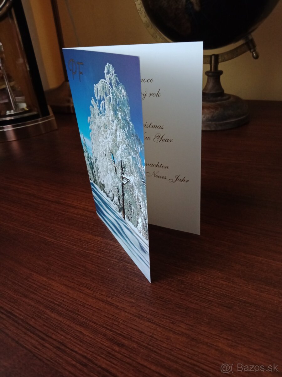 Novoročné pohladnice s obálkami - 6