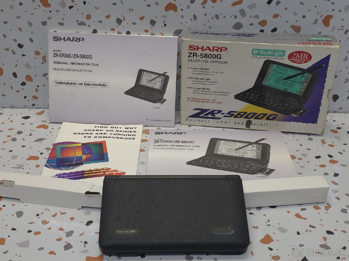 vintage digitálny organizér (PDA) Sharp Zaurus ZR-5800 - 6