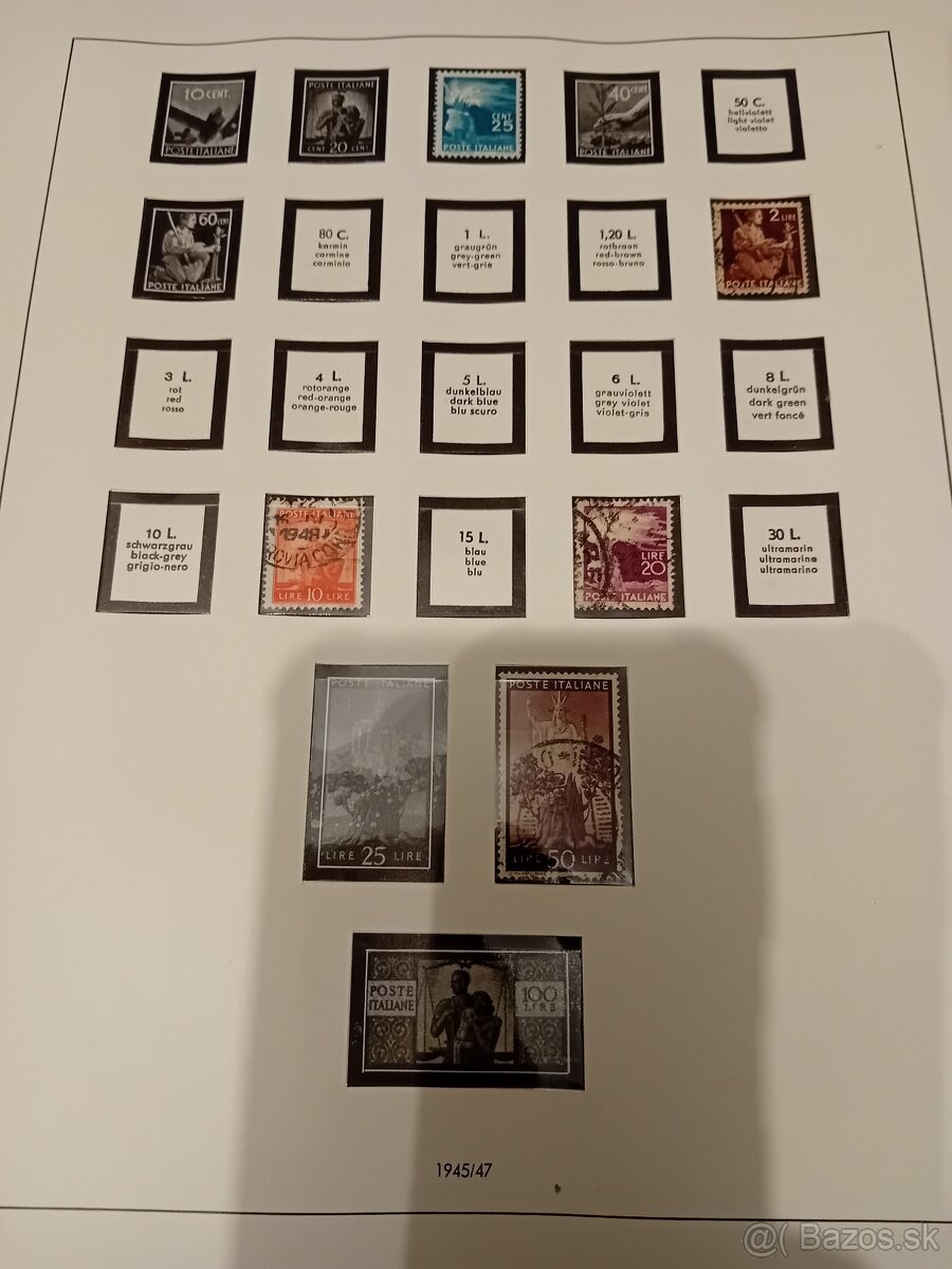 Známky Taliansko v albume - 6
