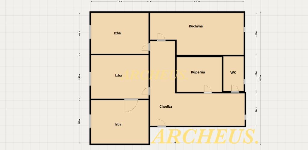 3 izbový byt za výhodnú cenu SNINA - 6