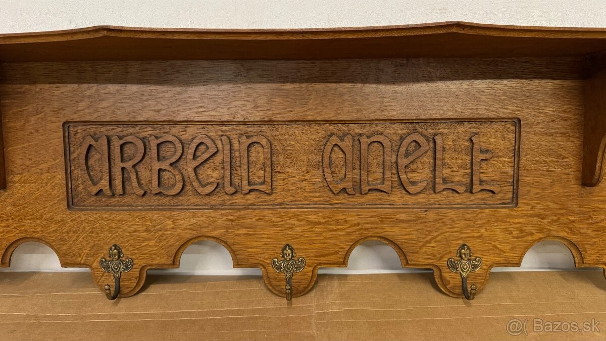 Starožitný rustikální věšák - 6