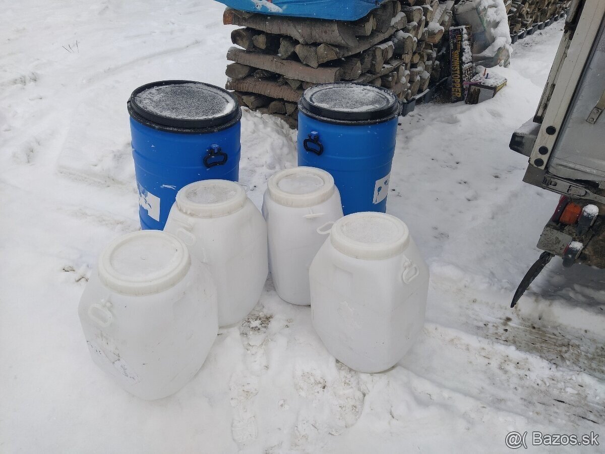 Predám plastové sudy 53.55.60.70....... - 6