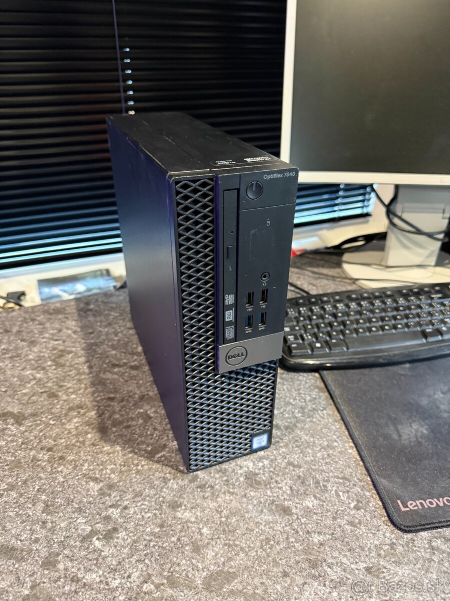 Počítač DELL. Intel i3-6100 2x3,70GHz. 256G SSD. 8g ram. - 6