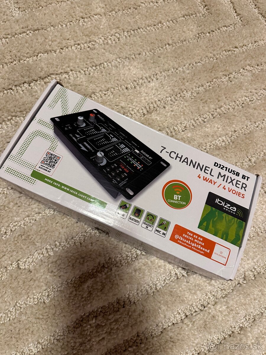 DJ21USB 7-kanálový mixážny pult - 6