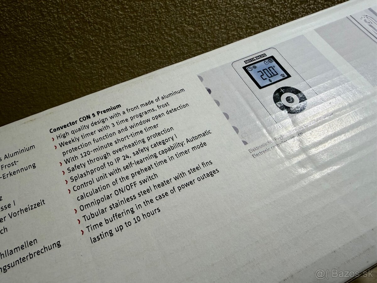 NOVÝ STIEBEL ELTRON Premium nástenný konvektor ohrievač TOP - 6