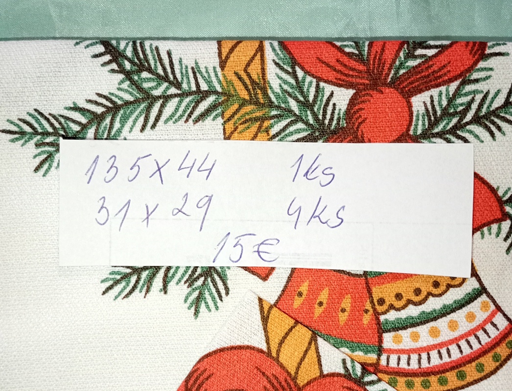 retro vianočné prestieranie - 6