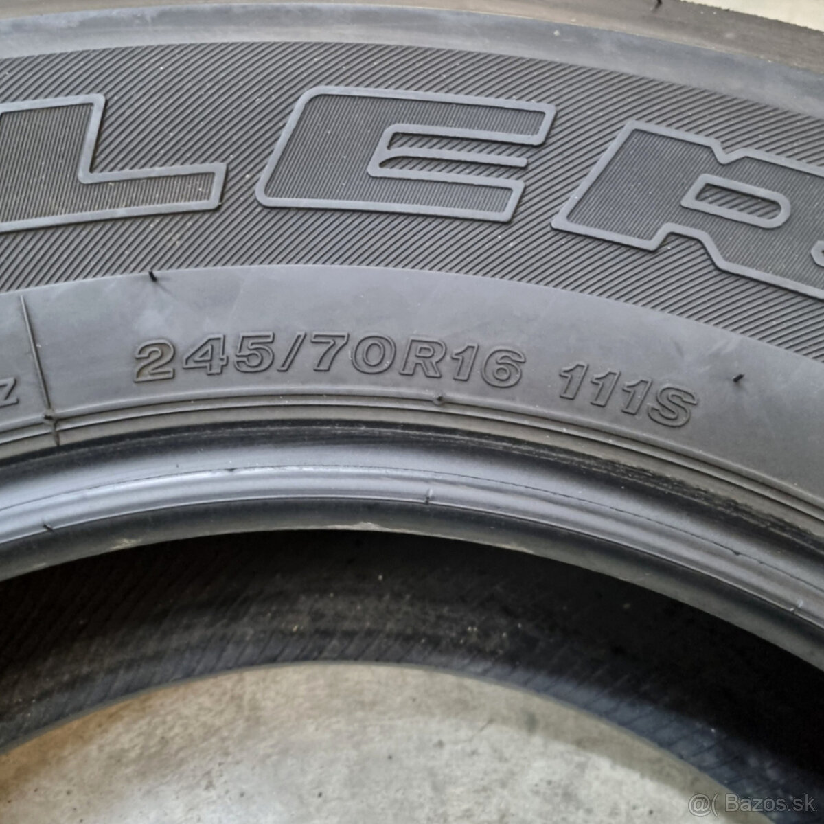 Letné pneumatiky 245/70 R16 BRIDGESTONE - 6