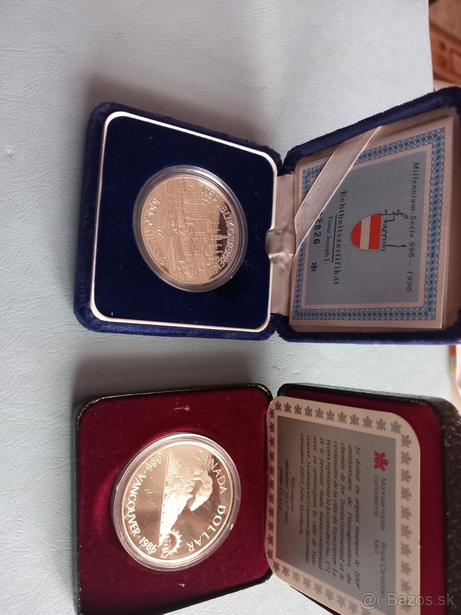 Predam strieborné mince v krabičke - 6