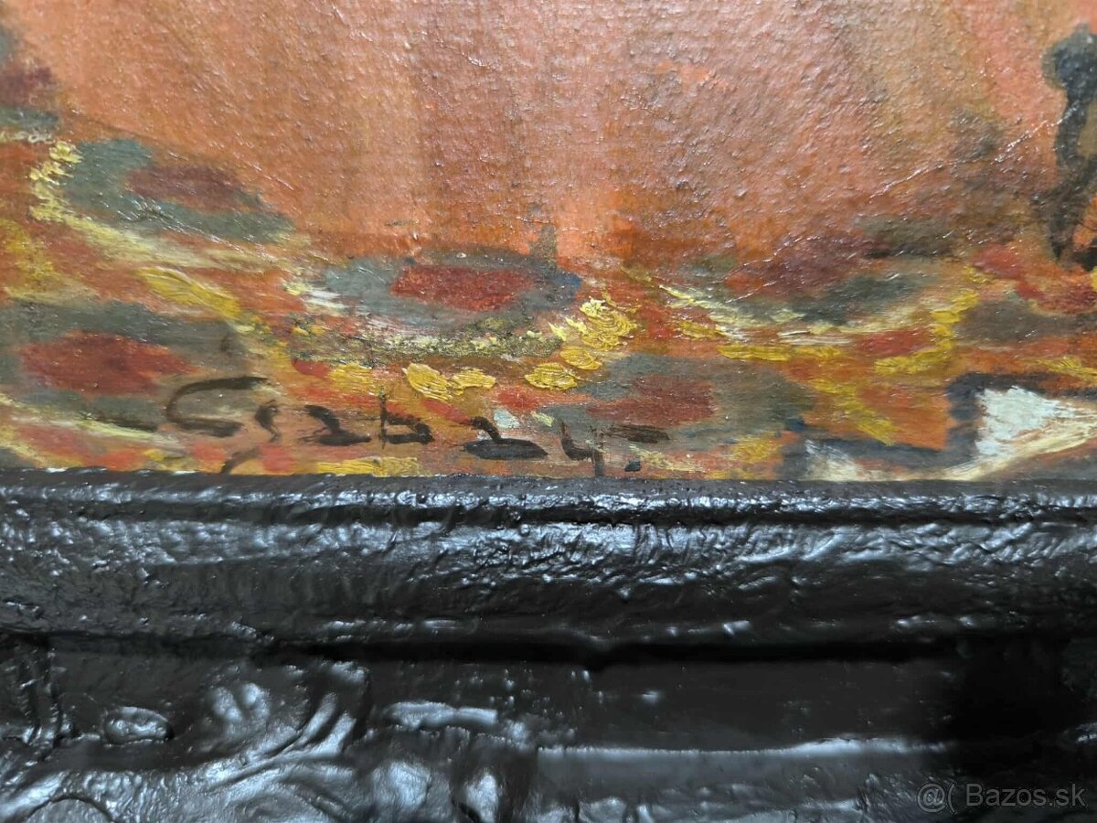 Stará olejomaľba - 6