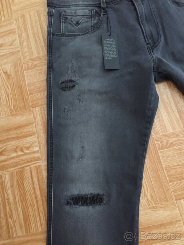 panske dzinsy, rifle REPLAY Hyperflex velkost W34 L30 - 6