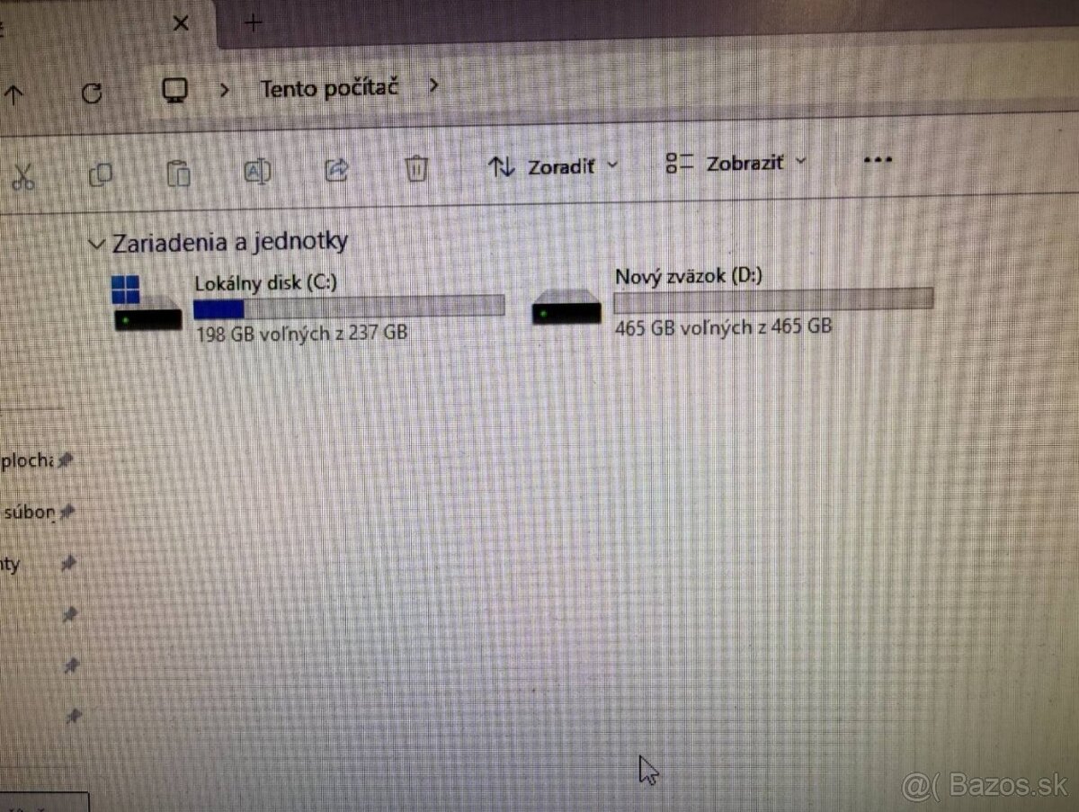Kancelársky mini PC HP ProDesk i5-7500T / 8GB / SSD + HDD - 6