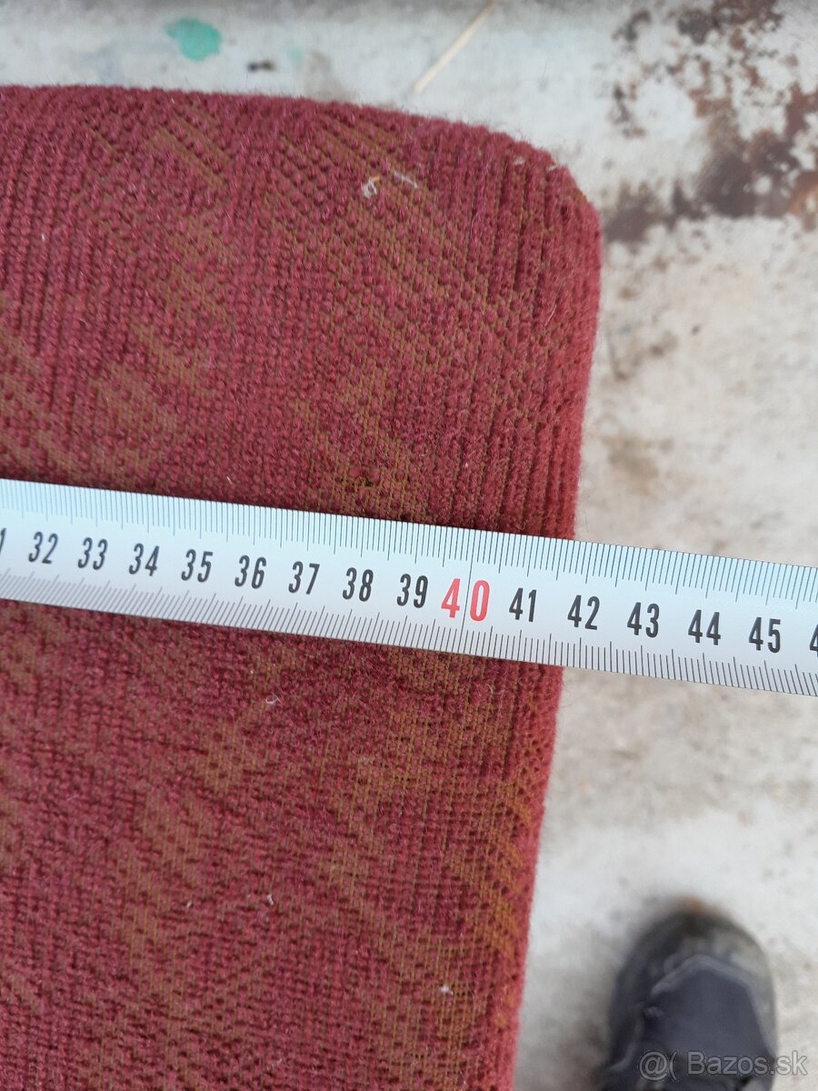 Predám bordové taburetky - 6