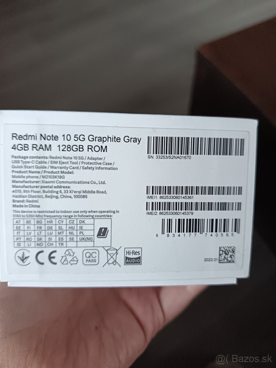 Xiaomi redmi note 10 5G - 6