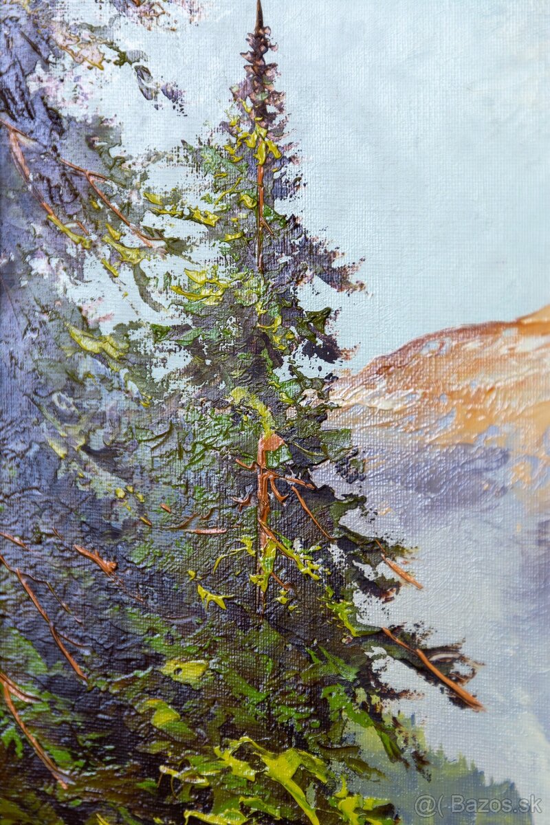 Hory a jazero, H.Dolanski, 710 × 610 mm - 6