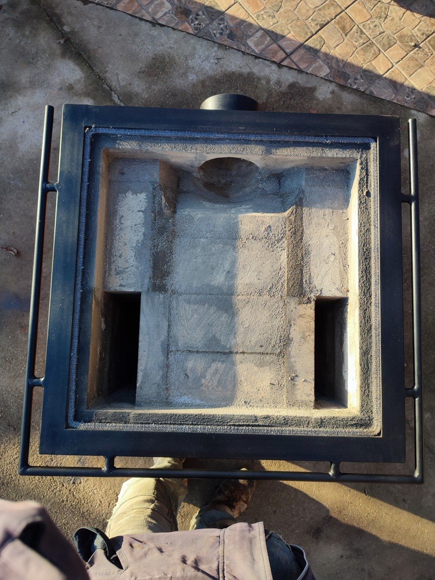 Tehlová pec na vykurovanie, piecka, krb. - 6