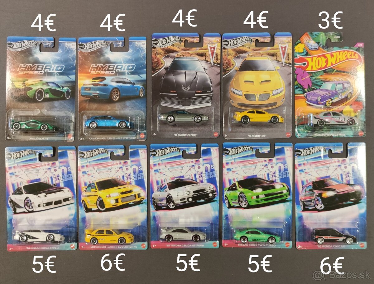 Hot Wheels kusovky zo sérií - 6