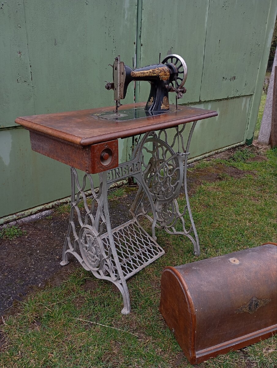 šijací stroj Singer rok výroby 1908 - 6