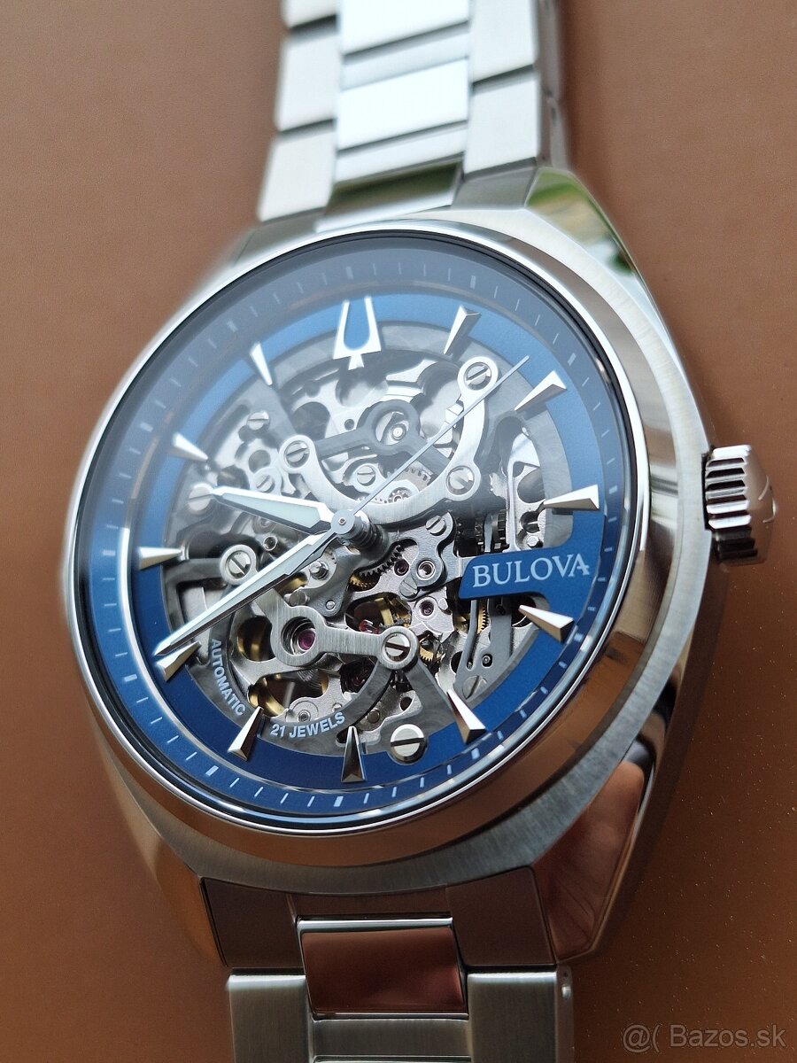 Predám hodinky Bulova Surveyor Automatic Skeleton 96A292 - 6