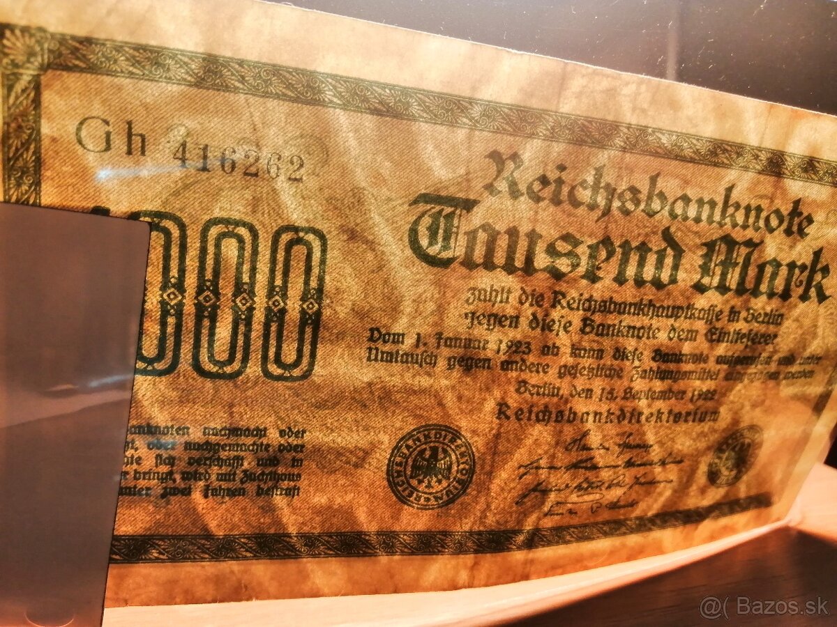 staré nemecké Ríšske bankovky - 6