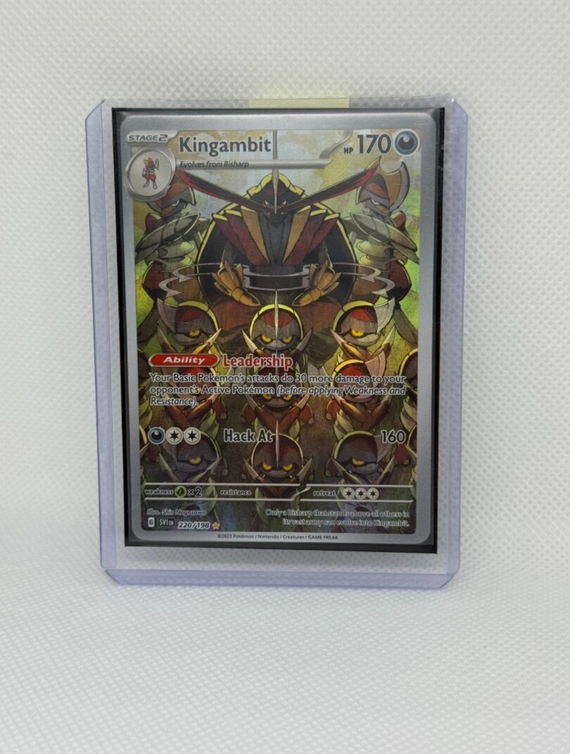Pokémon karta Kingambit 220/198 – EX – ORIGINÁL - 6