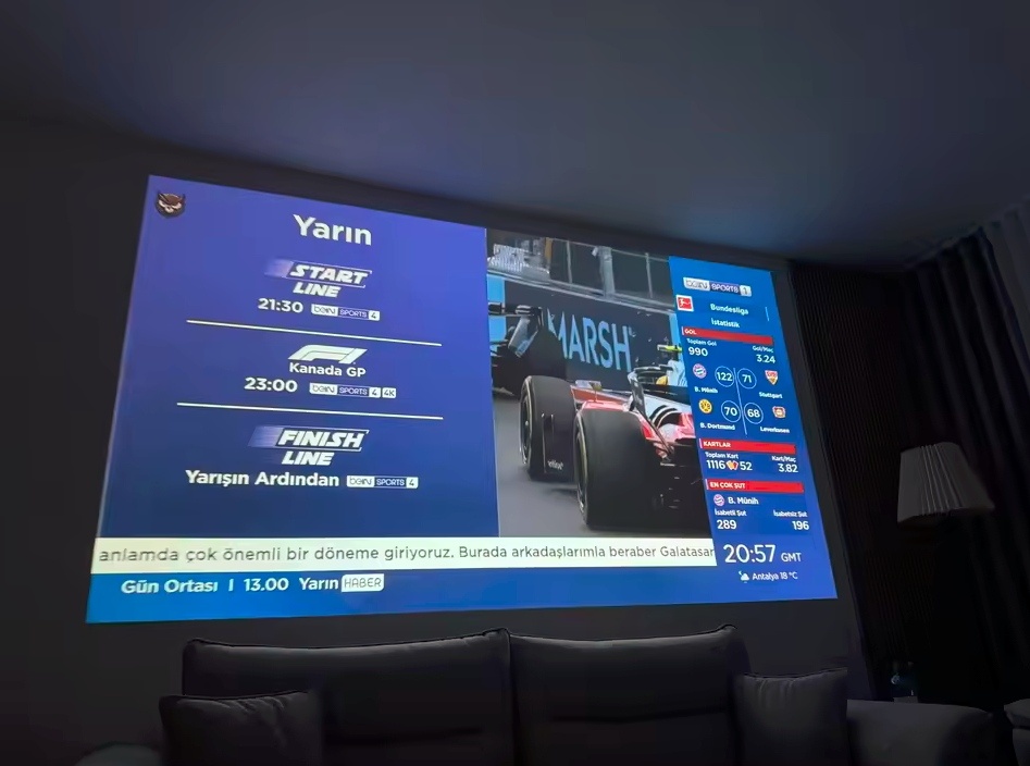 PROJEKTOR ANDROID SMART MAGCUBIC HY350 MAX OTOČNÝ - 6