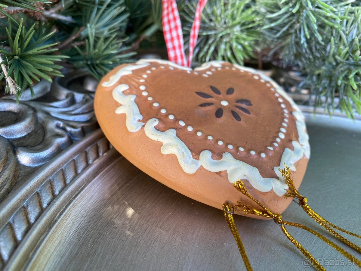 Závesné perníkové srdiečko - 6