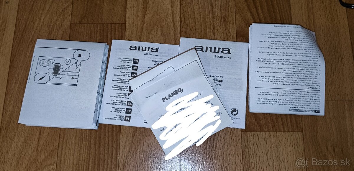 Aiwa WHF-930D RF Slúchadlá - 6