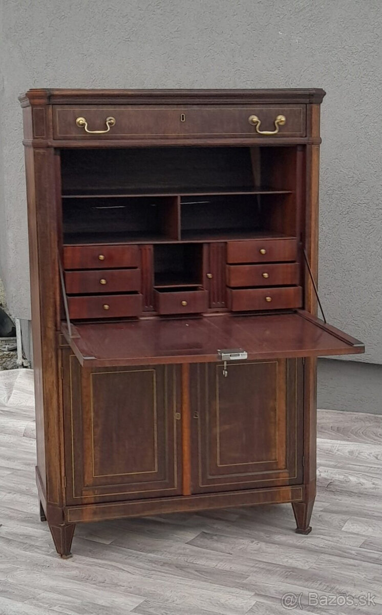 Tajomník mahagónový Ľudovít XVI. - 6