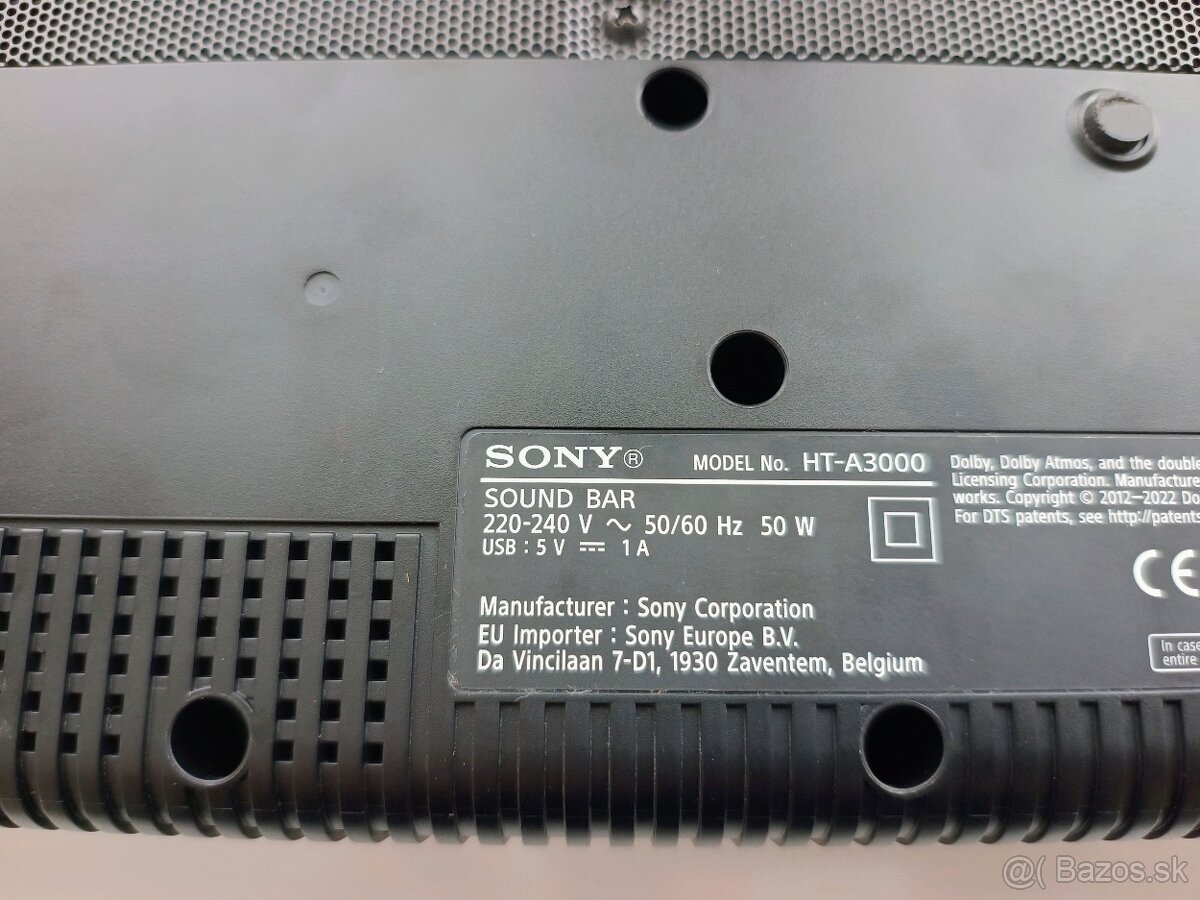 Sony HT-A3000 Dolby Atmos 3.1 - 6